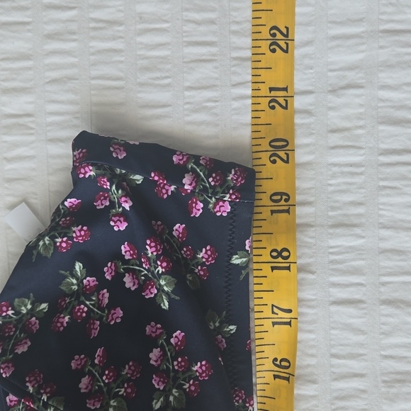 NWT*J CREW Topstitched scoopneck bikini top navy twilight berry womens 3X #BE725 - Picture 11 of 12